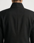 veste marron croisée col officier
