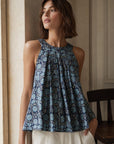 blouse fleurie evasee en viscose image 5