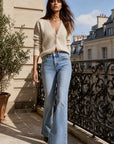 Jean flare bleu clair