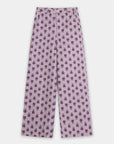 pantalon raye et fleuri dos elastique image 1