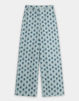 pantalon raye et fleuri dos elastique image 5