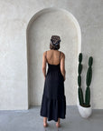 02. 02 robe midi noire col v crochet image 5