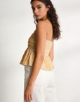 02. 02 t shirt smocke peplum imprime fluide image 2