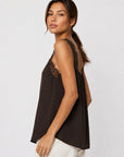 Top Caraco col V dentelle