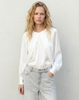 Blouse satin élégante style chic