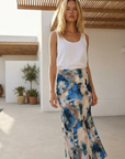 Jupe Midi Imprimée tie and dye