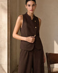 02. Ensemble croisé large viscose aspect lin