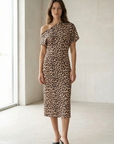 Robe Léopard Longue Imprimé Animal vue 6