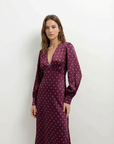 Long Sleeve Printed Maxi Dress – Casual Elegance