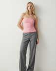 Top Bandeau Rose