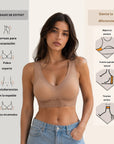 Brassière noire détail posture