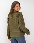 blouse carreaux pour femme vue 04