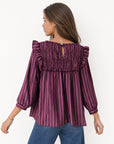 blouse rayures pour femme vue 09