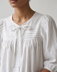 blouse en popeline de coton à manches trois quarts vue produit 06
