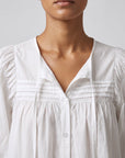 blouse en popeline de coton à manches trois quarts vue produit 07
