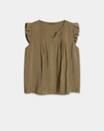 blouse fluide a volants col fendu image 13