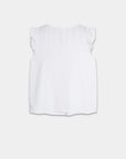 blouse fluide a volants col fendu image 5