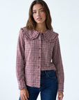 blouse texturé VICHY pour femme vue 02