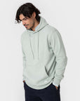 Sweat à capuche vert pâle