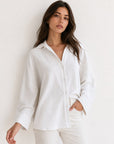chemise fluide oversize blanche