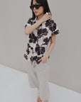 camisa nudo estampada image 4