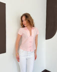 top13816 chemise rose ajustee decontractee elegante image 2
