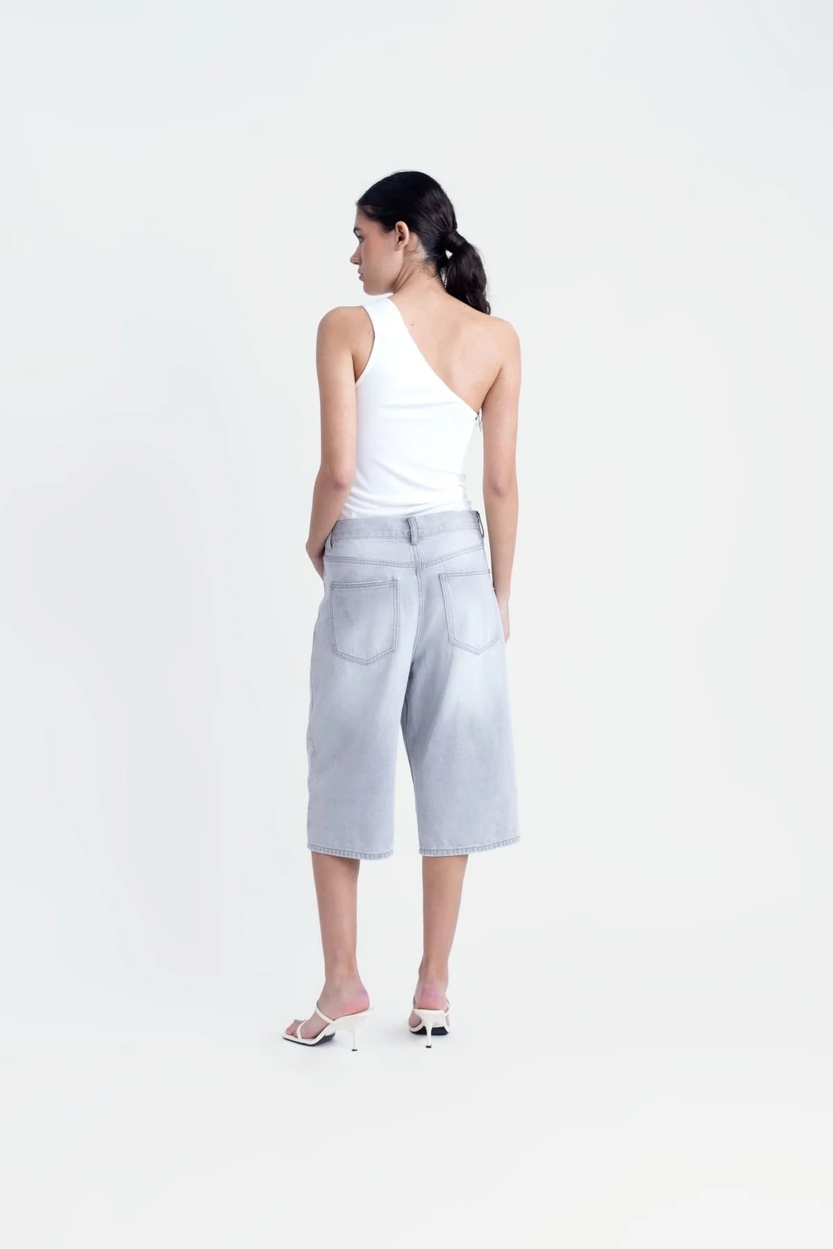 Top asymétrique blanc Sapiato