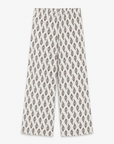 pantalon large imprime cachemire texture image 1