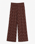 pantalon large imprime cachemire texture image 2