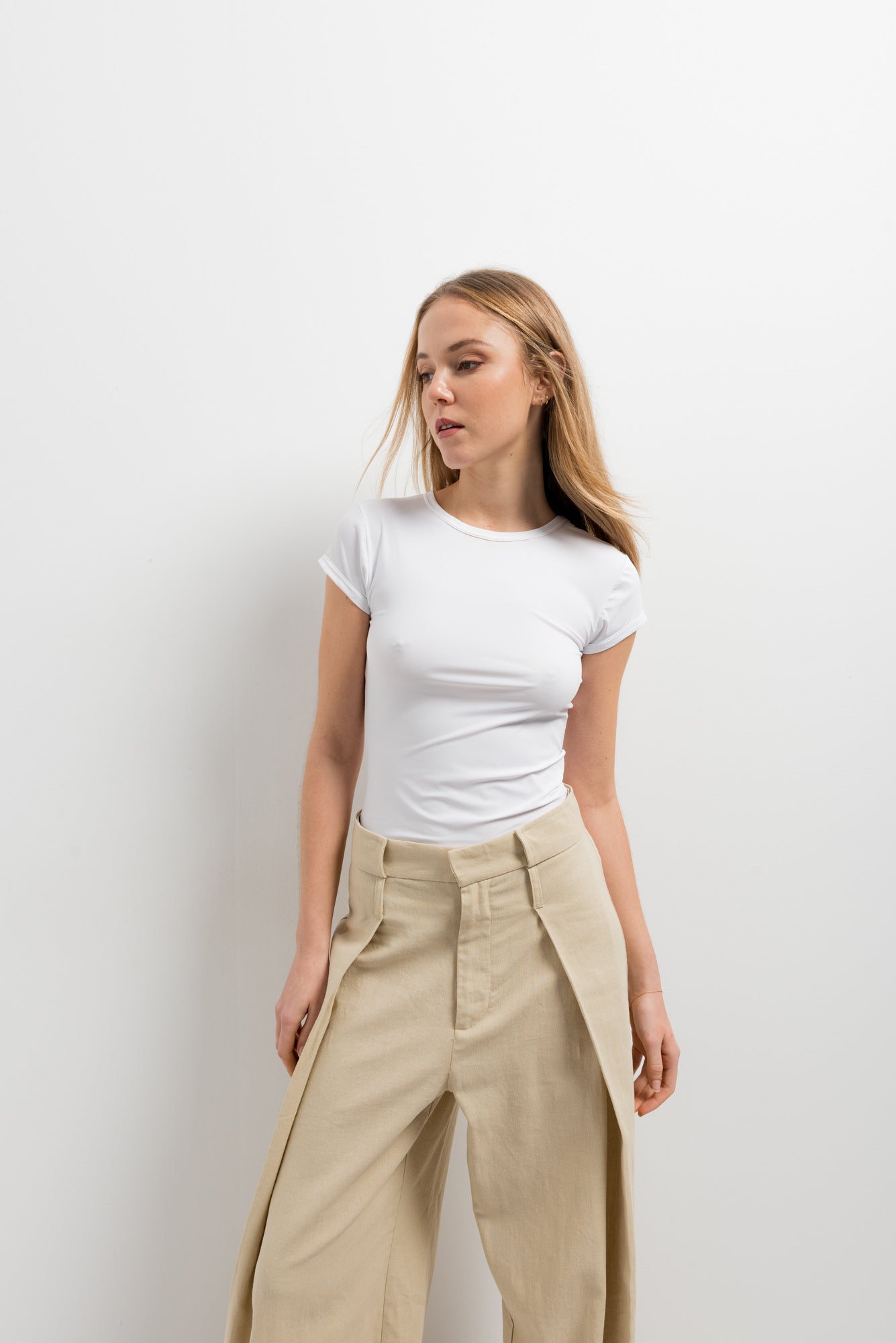 Pantalon oversize en lin Sapiato
