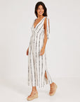 robe longue tie dye cache coeur beige