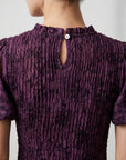 Robe mini évasée fleurie