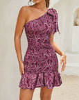 robe une epaule mini fleurie smockee image 10