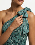 robe une epaule mini fleurie smockee image 16