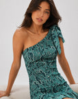 robe une epaule mini fleurie smockee image 18