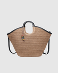 sac cabas en raphia grand format a anses rondes image 3