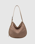 Sac hobo aspect daim taupe