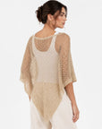 top poncho ajouré en maille légère vue produit 02