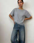 Top col rond gris