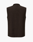 top gilet officier sans manches a boutons dores image 3
