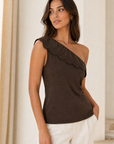 top une epaule a volant broderie anglaise image 2