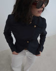 veste officier marine vue de dessus