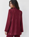 Veste bordeaux vue de dos