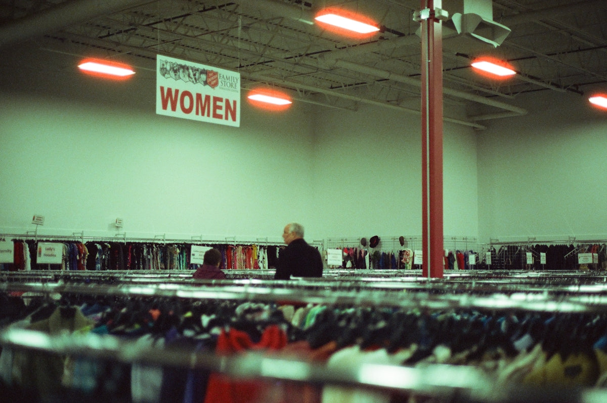 people inside apparel store