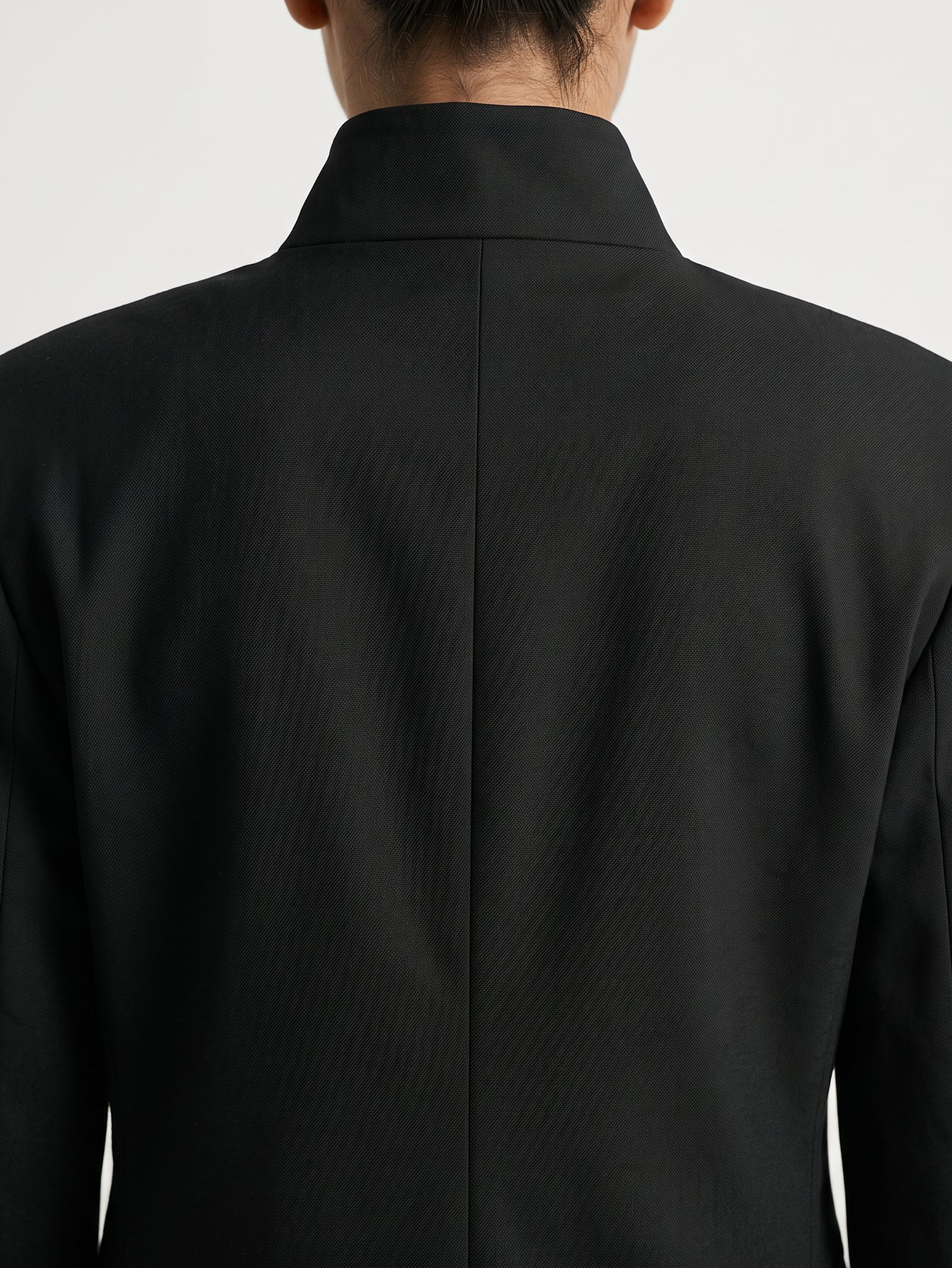 veste marron croisée col officier