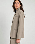 veste kaki dos longueur hanches
