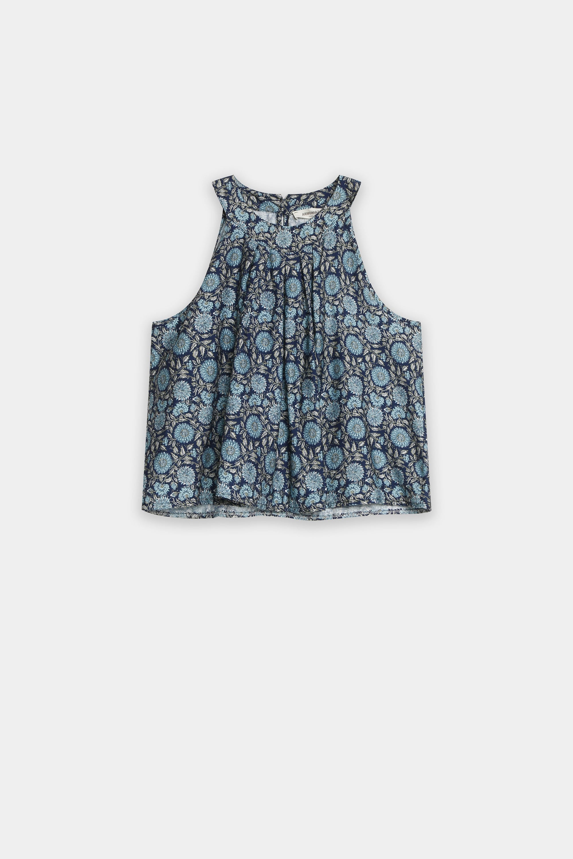 blouse fleurie evasee en viscose image 1