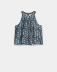 blouse fleurie evasee en viscose image 1
