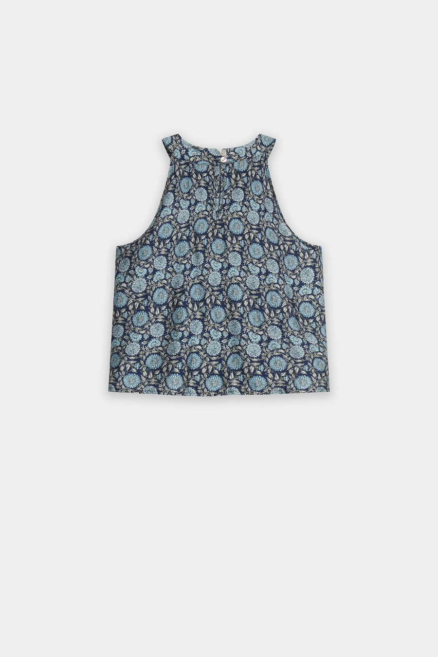 blouse fleurie evasee en viscose image 2