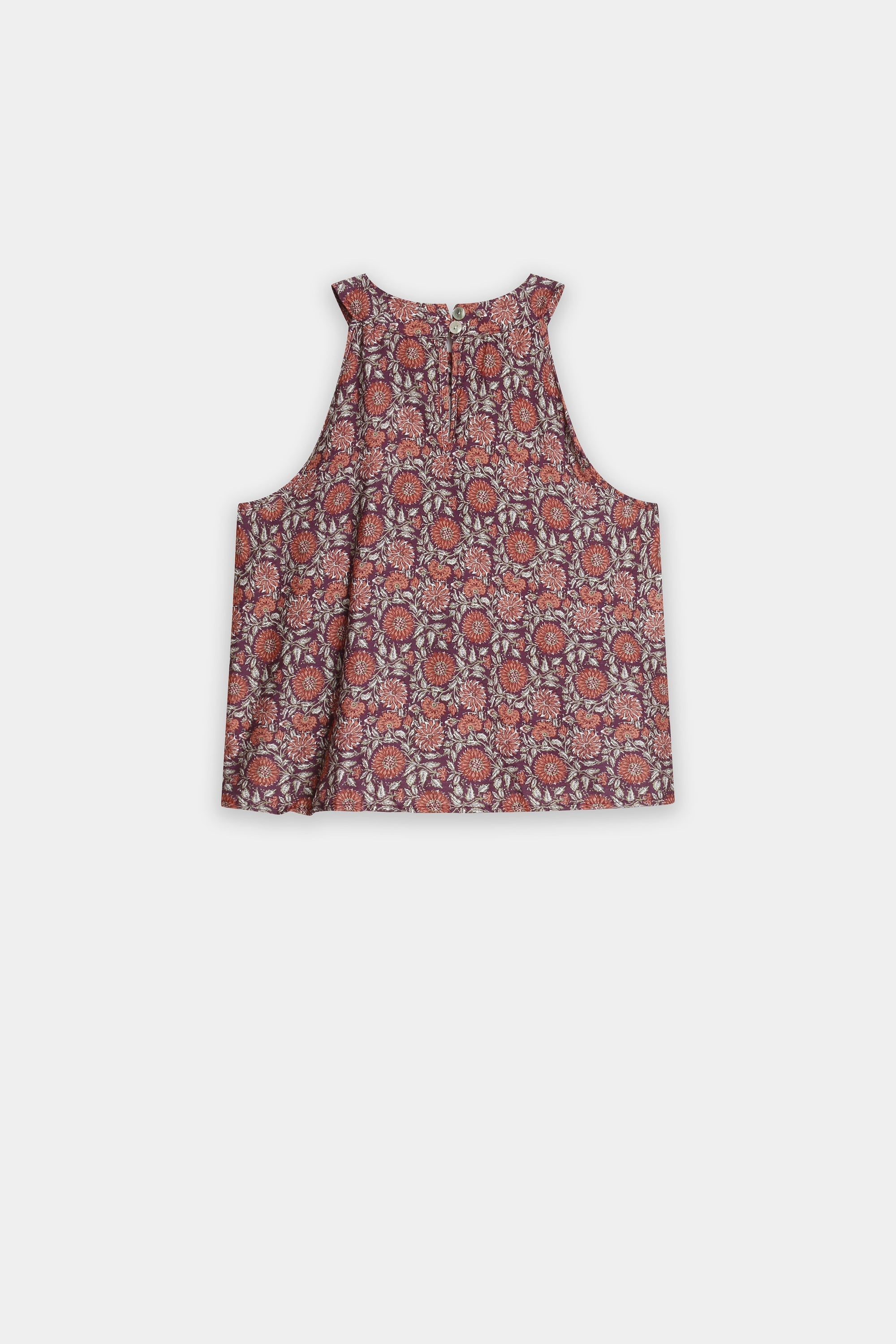 blouse fleurie evasee en viscose image 4